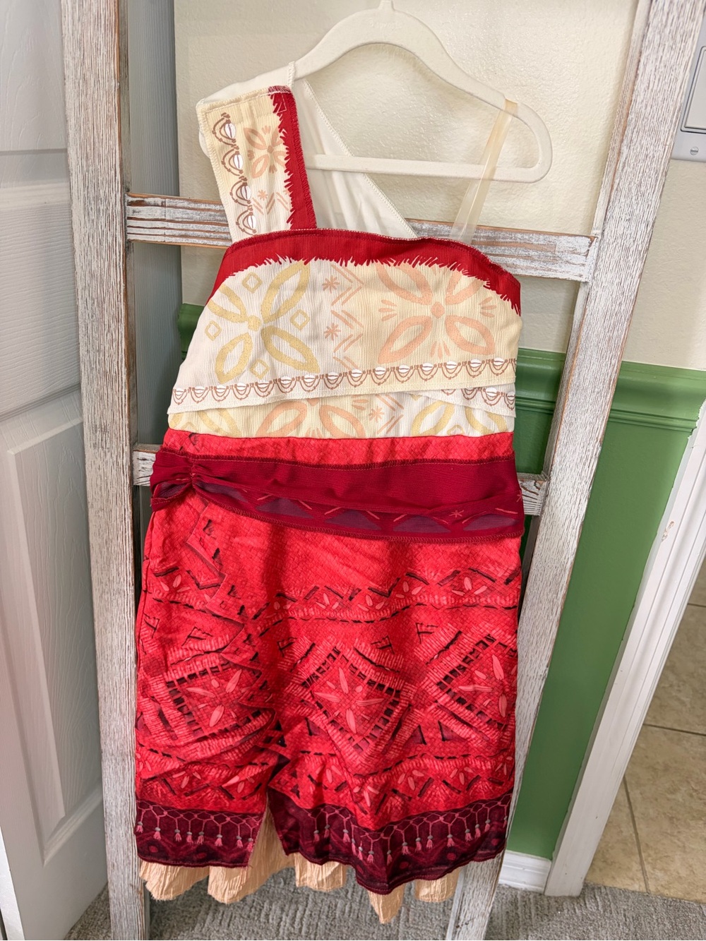 🌺 Disney Moana 2 Costume Dress Girls 7-8 Medium